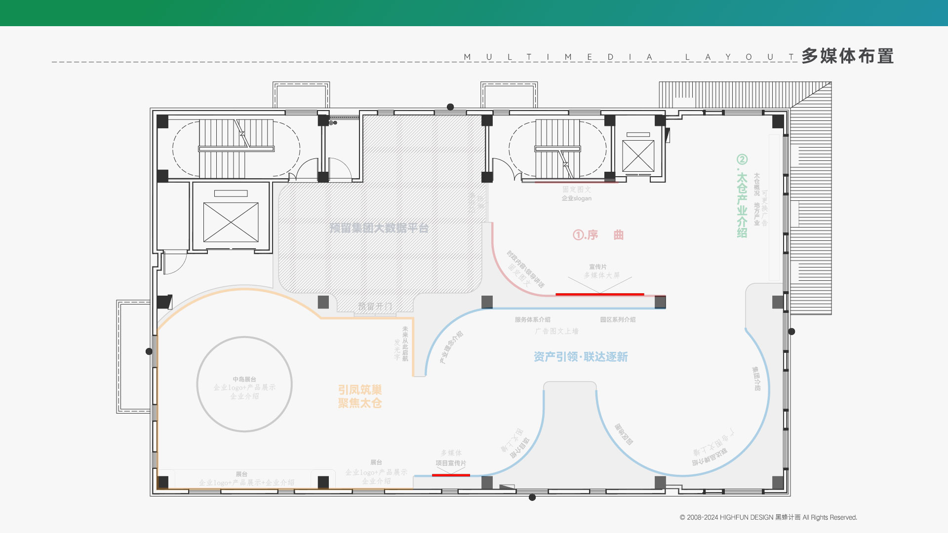 联达科创数字多媒体展厅